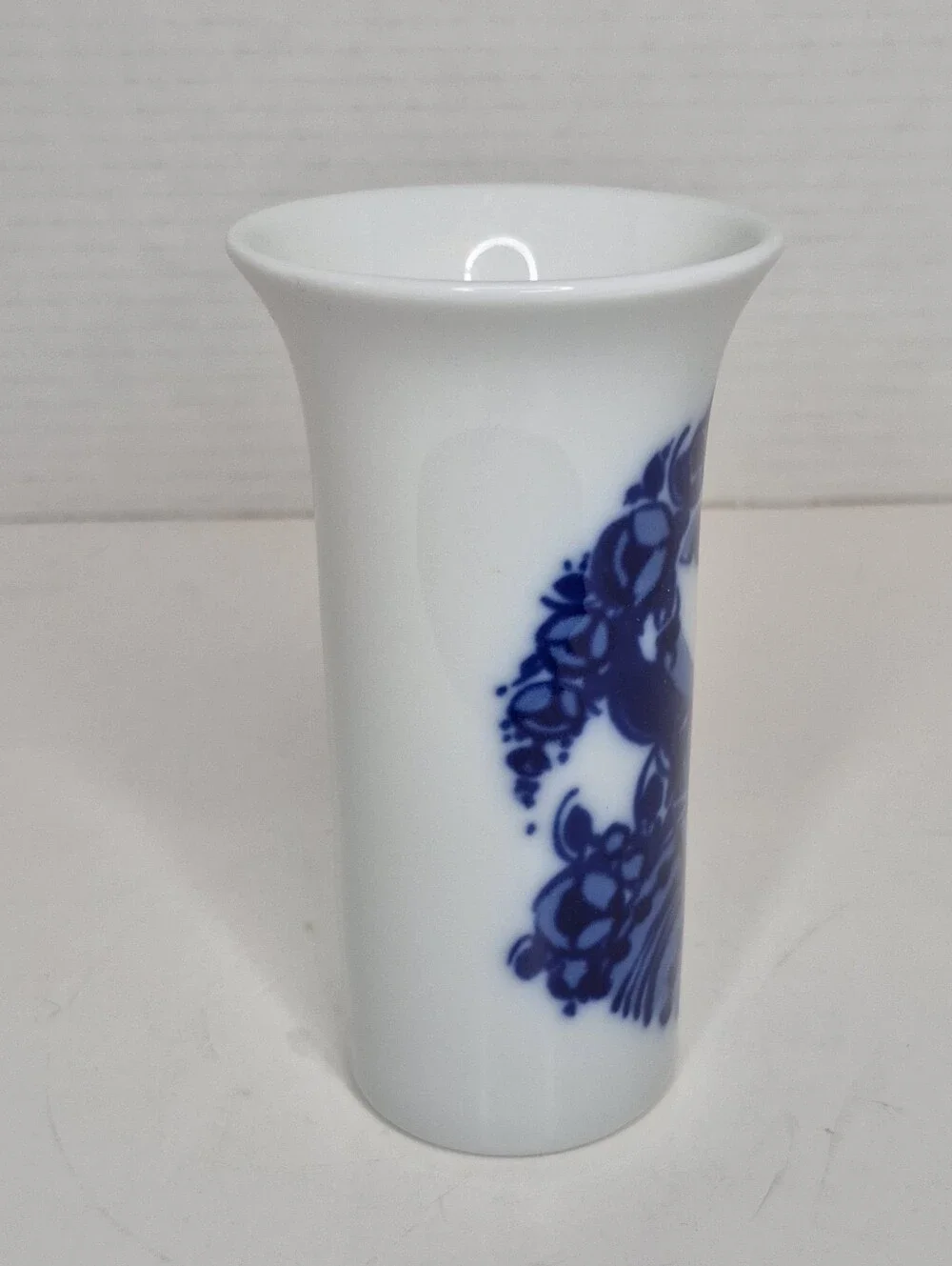 Rosenthal Blue Face Vintage Porcelain Vase by Bjorn Wiinblad Excellent